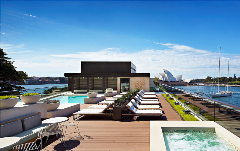 rooftop pool Park Hyatt Sydney